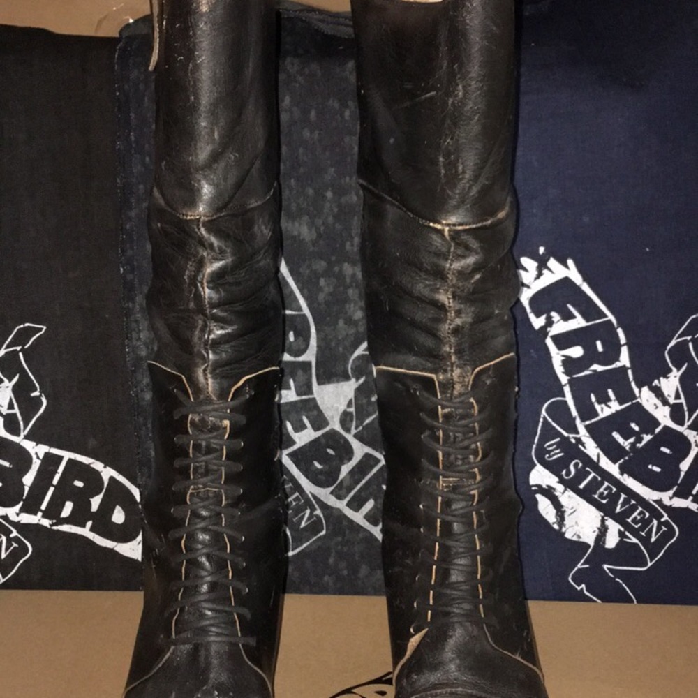 Freebird by Steven Sadle Black Boots size 8